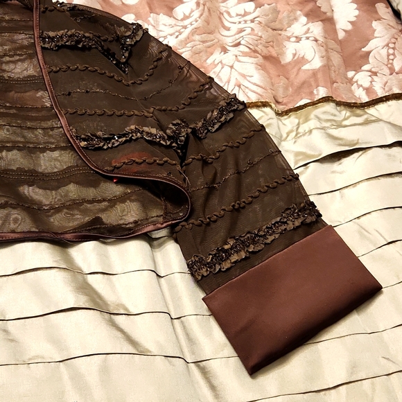 Size 8 JS Collection spaghetti strap dress with bolero jacket - Picture 8 of 8